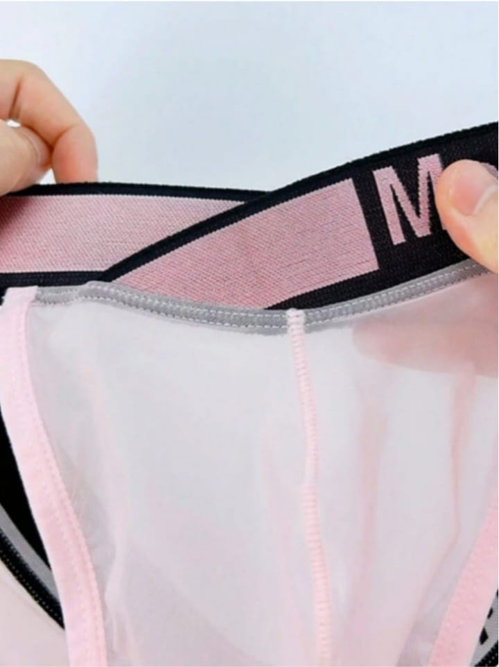 Pump Transparent Men's Sexy Triangle U Convex Design Underwear
